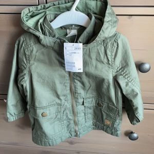 NWT H&M baby hooded jacket